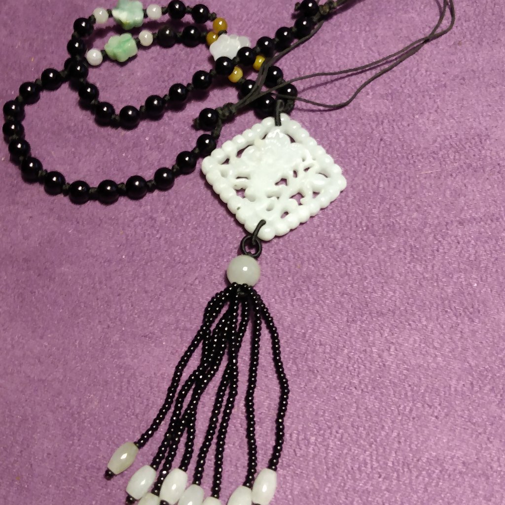 Nephrite & Onyx Necklace